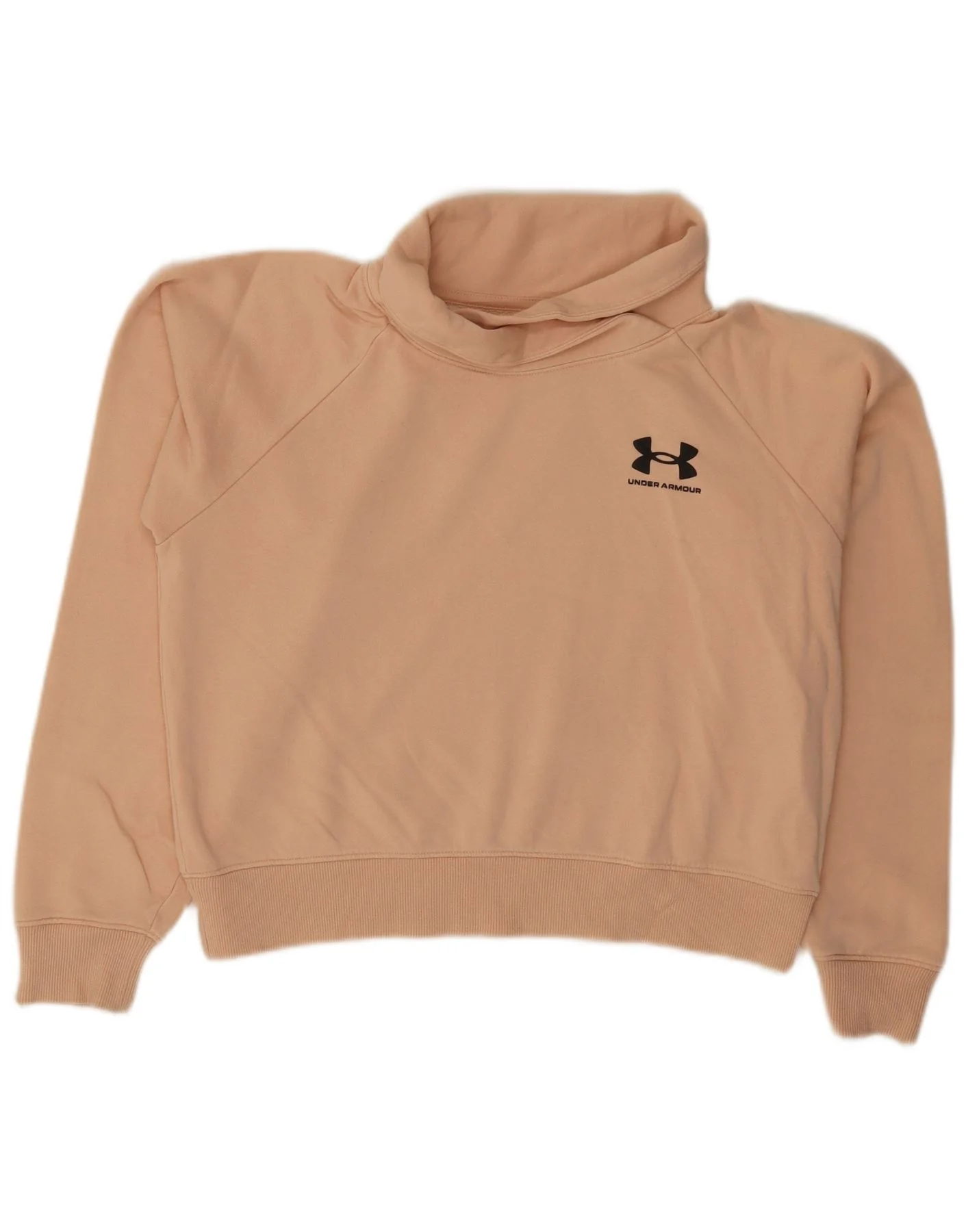 Sudadera extragrande UNDER ARMOUR para mujer, talla 6 (Reino Unido), color beige y algodón - Imagen 3