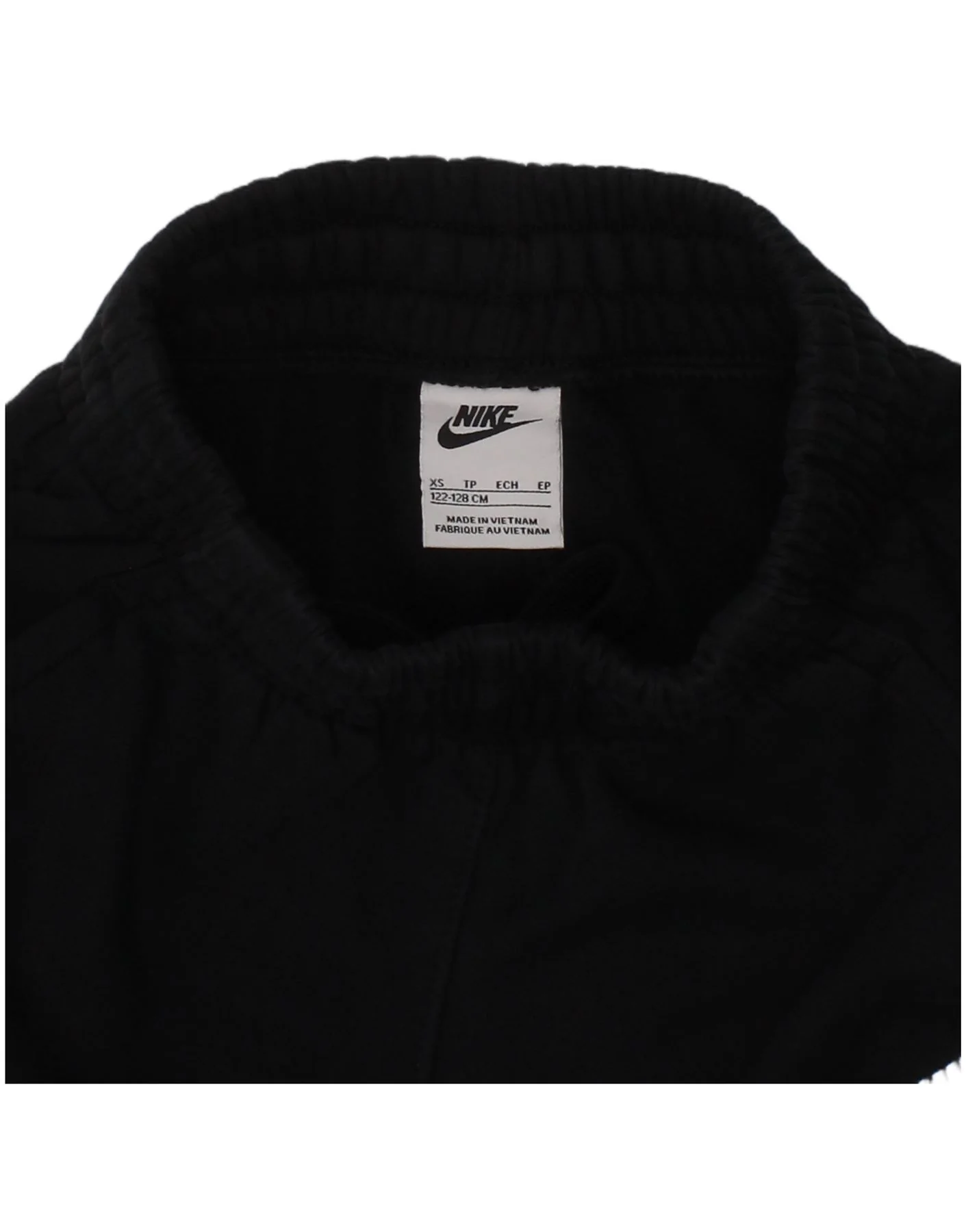 NIKE Girls Tracksuit Trousers Joggers 7-8 Years XS Black Cotton - Imagen 5