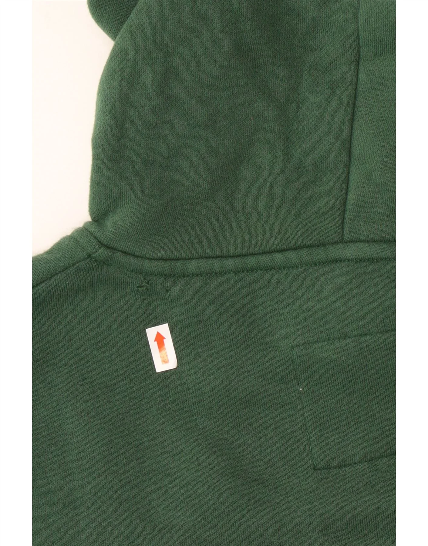 HOLLISTER Womens Graphic Hoodie Jumper UK 6 XS Green Colourblock - Imagen 5