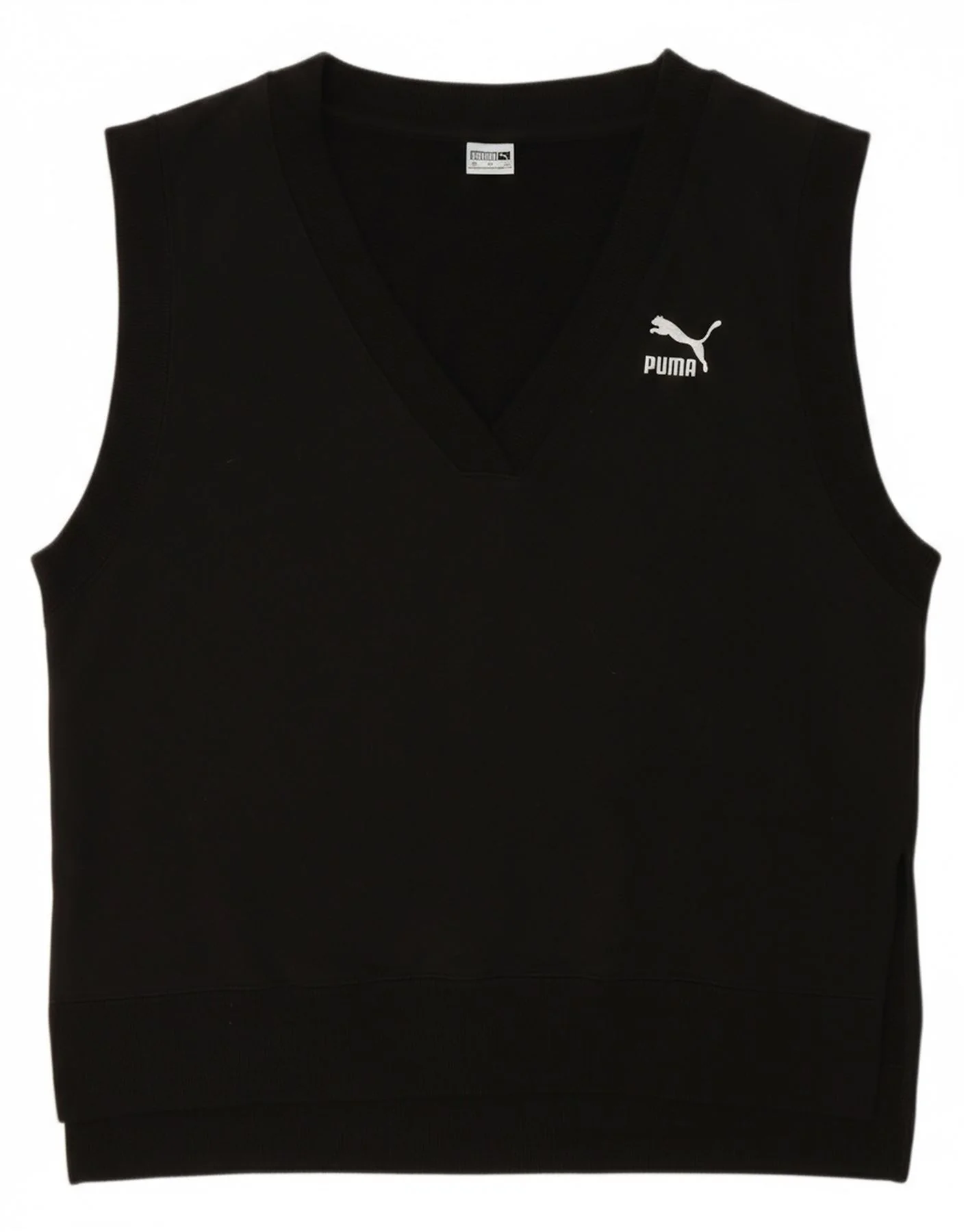 Camiseta sin mangas PUMA para hombre, talla XS, algodón, color negro