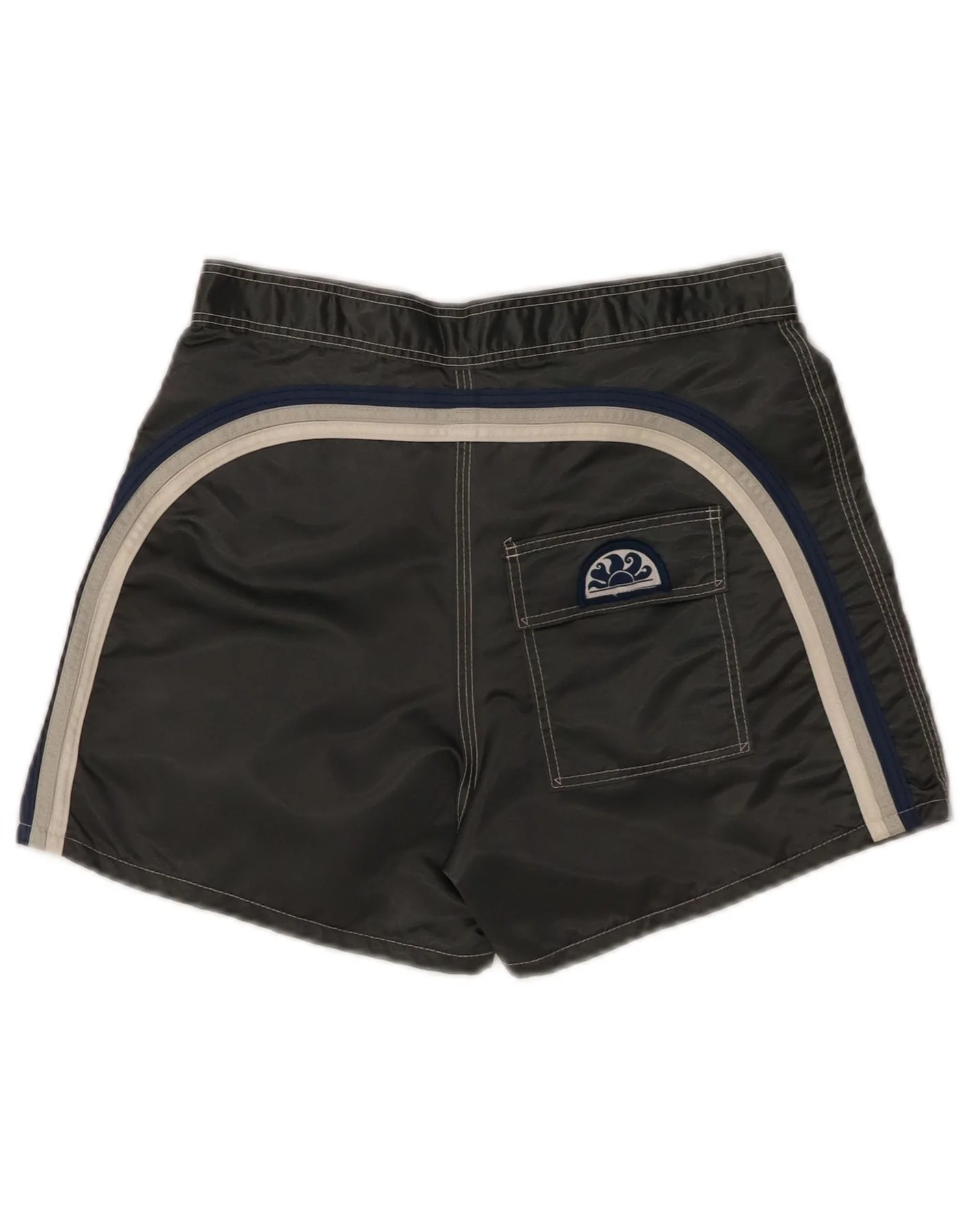 SUNDEK Mens Swimming Shorts Small Black Nylon - Imagen 4