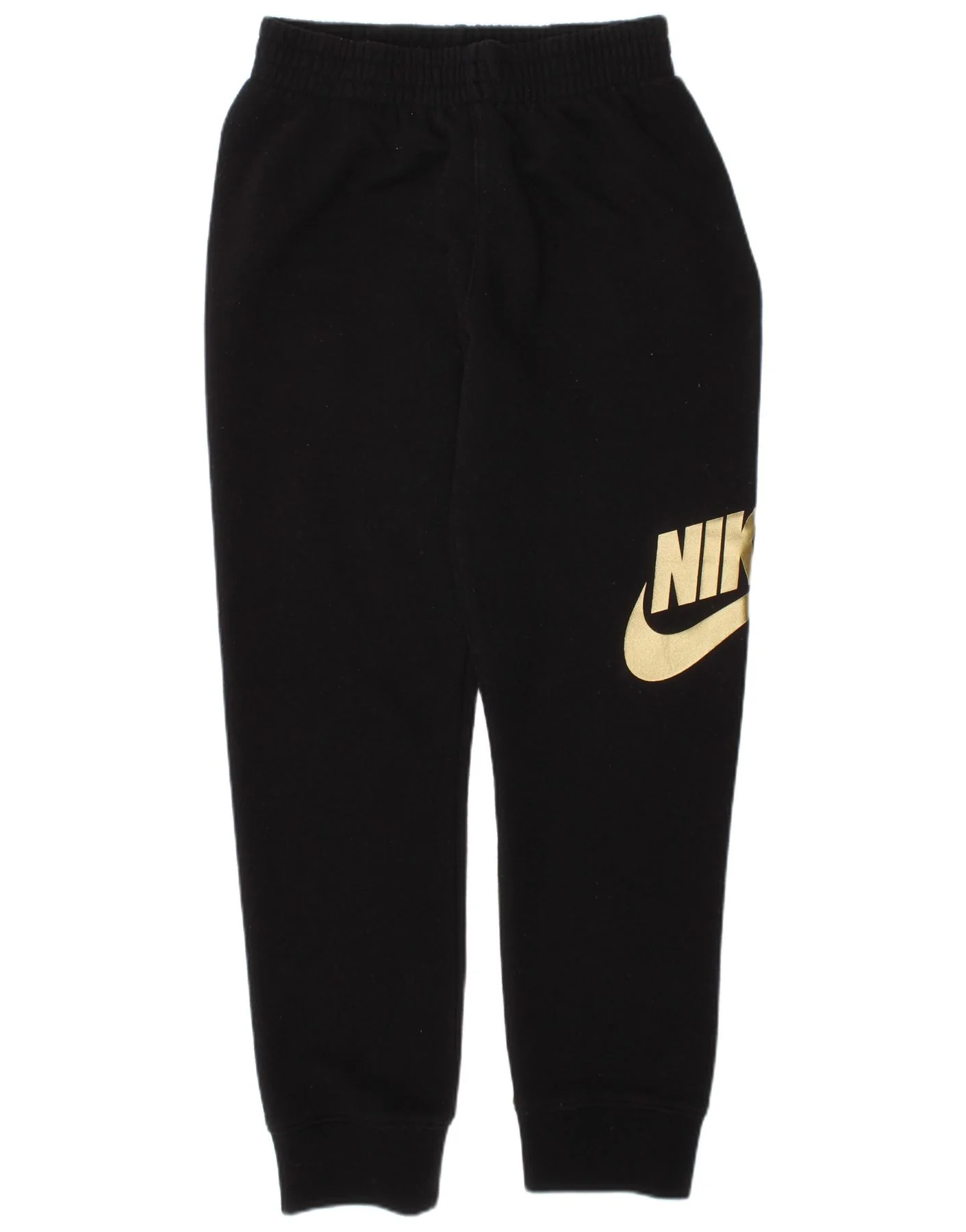 NIKE Pantalones de chándal con gráfico para niñas, 6-7 años, grande, negro - Imagen 3