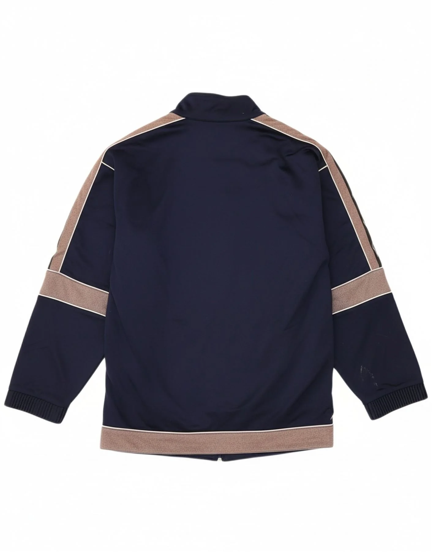 Chaqueta deportiva REEBOK con estampado gráfico para hombre, color azul marino medio y bloques de color - Imagen 2