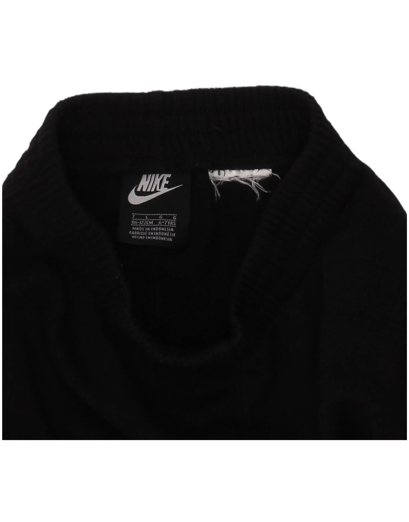 NIKE Pantalones de chándal con gráfico para niñas, 6-7 años, grande, negro - Imagen 5