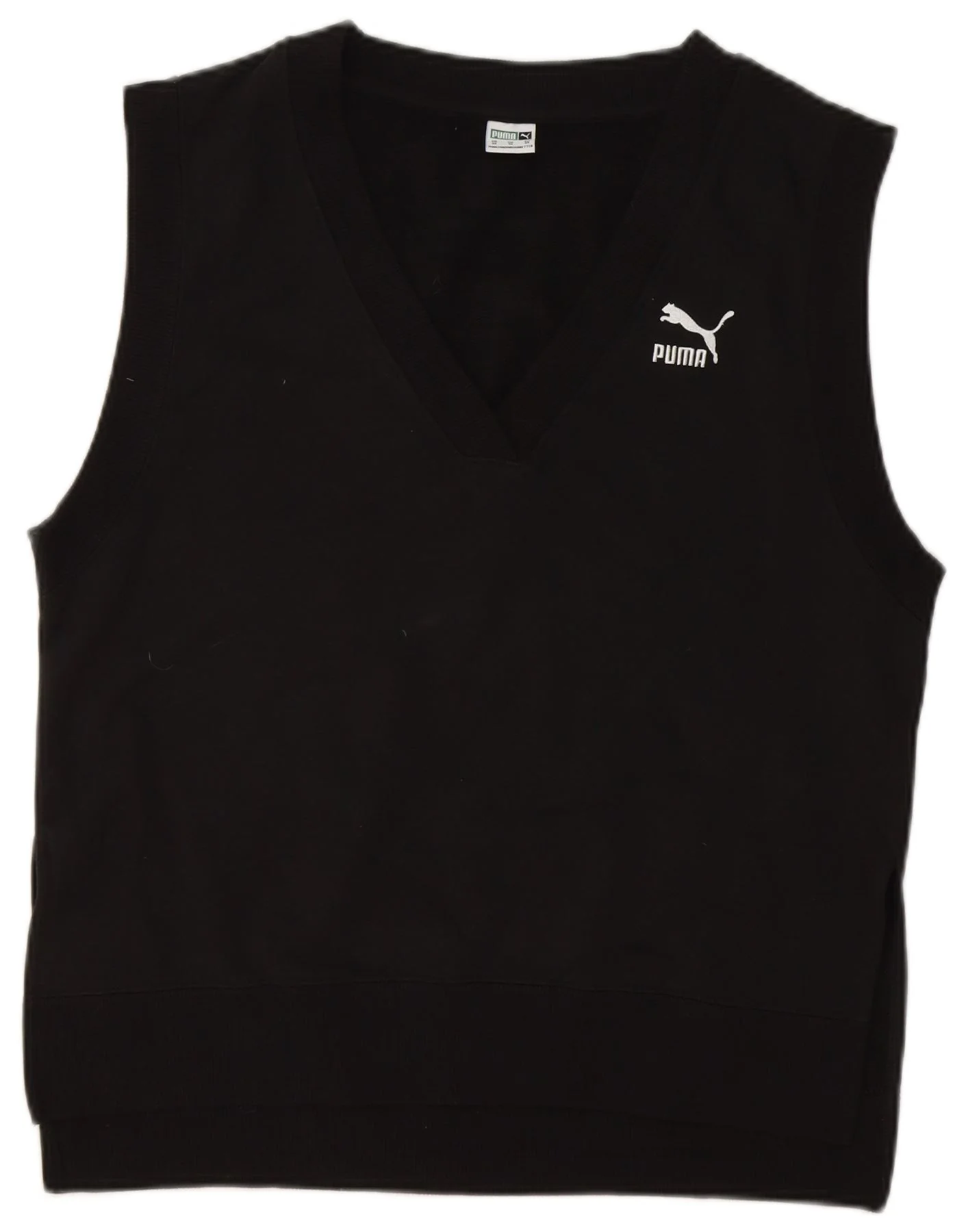 Camiseta sin mangas PUMA para hombre, talla XS, algodón, color negro - Imagen 3